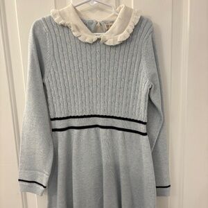Girls Hope & Henry Peter Pan Collar Dress Size 6